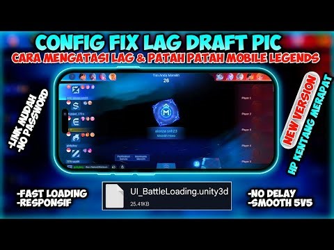 Latest Anti-Lag ML Config Update: Smooth Draft Pic | Fix Mobile Legends Stuttering