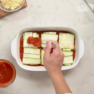 This delicious Zucchini Ravioli is packed with nutrients & flavor gluten-free! 😍🥒🍅 Recipe 👉 bit.ly/2wmp7av | Taste Life