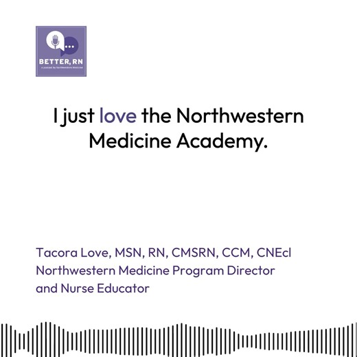 There are many ways to become a nurse — and even more ways to take your nursing career. We chat with Tacora Love, RN, program director of Northwestern Medicine Clinical Schools, about the “choose your own adventure” that is nursing. https://bit.ly/406Vx2F | Northwestern Medicine