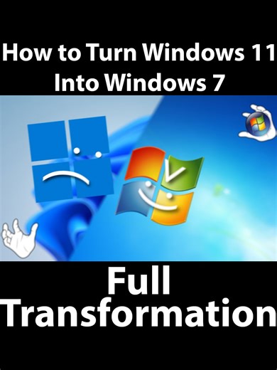How to Turn Windows 11 25H2 Into Windows 7 (Full Transformation). #windows11 #25h2 #windows7 #theme #full #transformation