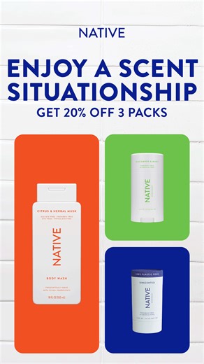 It isn’t complicated. You just want more scents in your life. 20% off of all mix and match. | Native