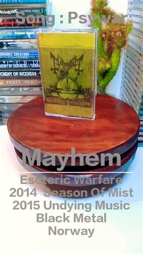 Mayhem – Esoteric Warfare 2014 #band #blackmetal #metal #metalheads #metalhead #cassette #norway
