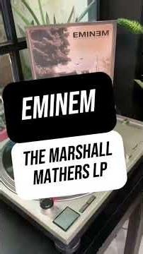 Eminem - The Marshall Mathers on Vinyl!