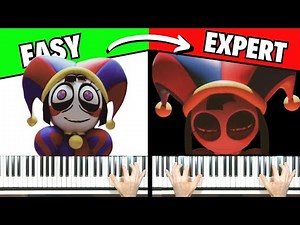Pomni's Song JESTER | EASY to EXPERT