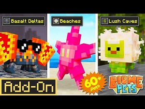 Biome Pets | Minecraft Marketplace Addon | Showcase