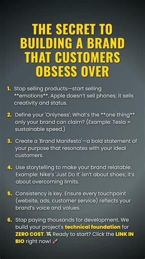 The Secret to Building a Brand That Customers Obsess Over #ad (Verify Info)