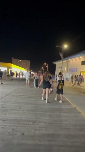 Live on the Wildwood boardwalk at night! #WildWitchBoardwalk #Wildwood2025 #Wildwood2026