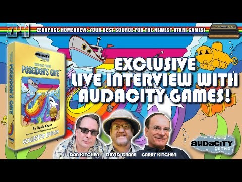 Interview with LEGENDS David Crane, Dan Kitchen and Garry Kitchen | Rescue from Poseidon's Gate