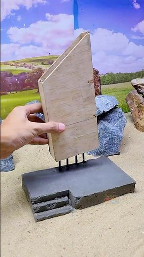 Mini Modern Luxury Villa 🏡 | Satisfying Mini Build (Part 1) #miniature #house #shorts