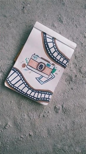 # camera drawing# aesthetic and easy drawing# subscribe fun mode videos #quickdrawing