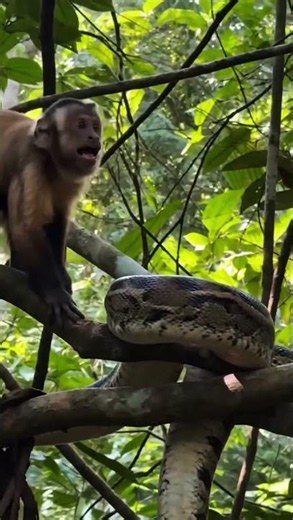 🐒 Monkey Challenges Python... Then THIS Happens 😳 #Shorts