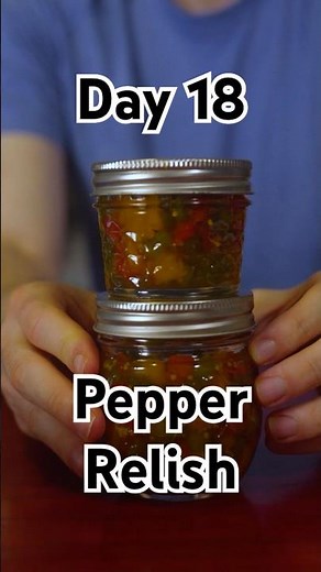 Day 18: Tricolor Pepper Relish