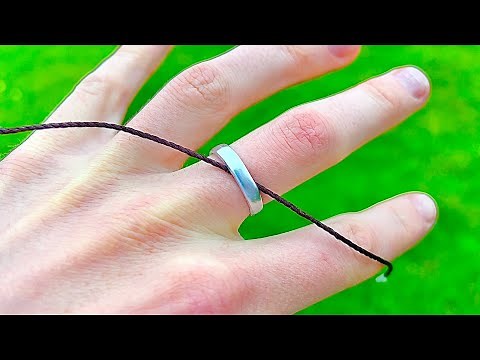 A doctor showed me this trick ! how to remove a ring that is stuck on your finger