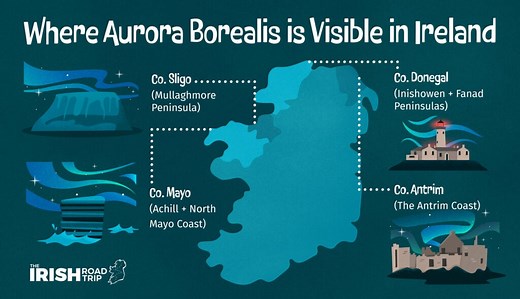 Northern Lights Ireland: Where, When + How to See Them