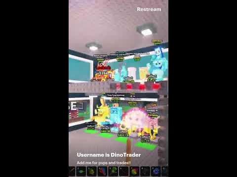 Trading and PvPing in SAB!