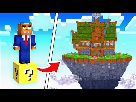 The BEST Start To A One Block Island In Minecraft