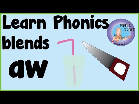 Phonics aw sound | Phase 5 Phonemes | 2 letter blends | sing say find and read the aw sound in words
