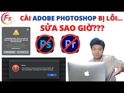 Khắc phục lỗi khi cài đặt adobe photoshop : Lỗi install file hỏng, tháo ảnh đĩa,..v..v..