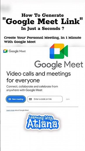 "Google Meet Link Kaise Banaye? | Fast & Easy Method 2025!"