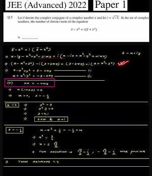 How to Solve Complex Equations | IIT JEE | Algebra | Complex Numbers.