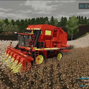 We need to harvest cotton before the rain! ⛈ #CottonHarvest #FarmingSimulator22 #Lizard #Cotton #Colossus #farming #FS22 #Farming #Farm #Harvest #Harvester #harvesting #game | Mazarat Gaming