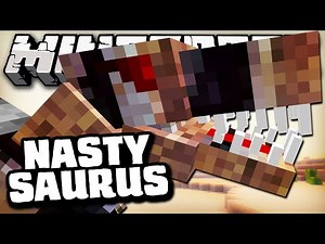 Minecraft: NASTYSAURUS (NOVO MOB ORESPAWN) - Orespawn Mod