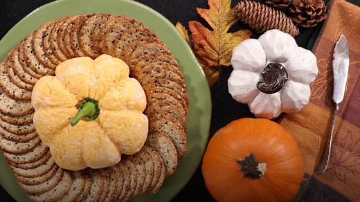 833K views · 647 reactions | Oh. My. Gourd. This pumpkin-shaped cheese ball is the perfect Thanksgiving appetizer idea — and it's incredibly easy to make! Get the recipe: https://on.today.com/2F93BK1 | TODAY with Jenna & Friends | Facebook