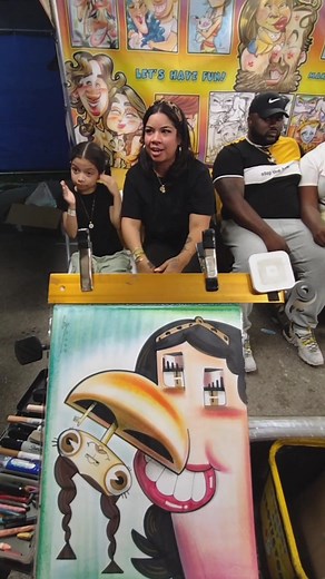 🌴 Miami fair!🌴##fun #trending #artistsoftiktok #reaction #caricature