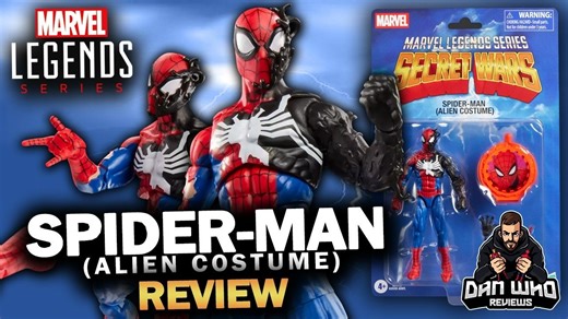 Marvel Legends Spider-Man (Alien Costume) Secret Wars Wave 2
