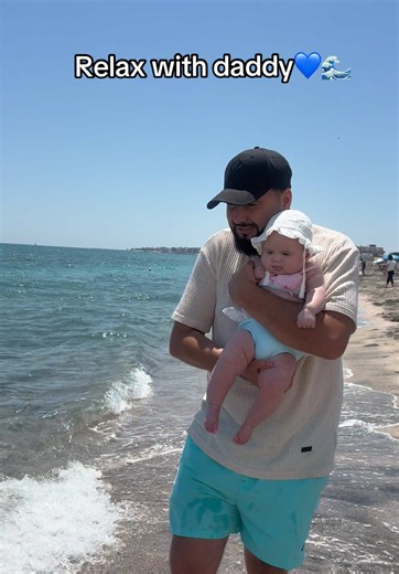 Daddy and Daughter Beach Day: Relax with Daddy by the Sea