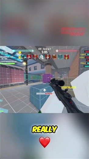 Insane CTF Clutch: Sniper Dominance & Epic Comeback! #shorts