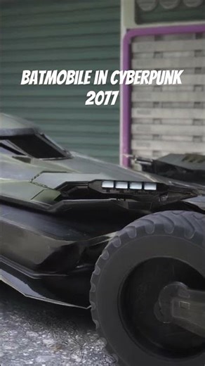 Batmobile in Cyberpunk 🤯 #automobile #gaming #cyberpunk2077 #gameplay #rtx