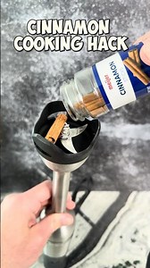 Easiest way to make cinnamon #diy #lifehack #asmr