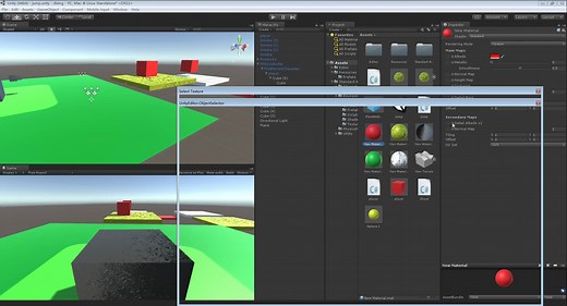 交互游戏设计与开发unity_06添加材质贴图和子弹粒子效果