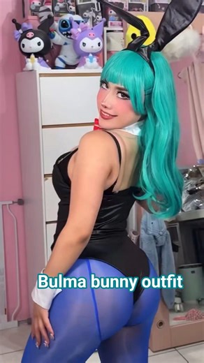 bulma bunny outfit dance cosplay 😍. #tiktokchallenge #egirl #bulma #cosplay #cosplaygirl #fypシ゚viral