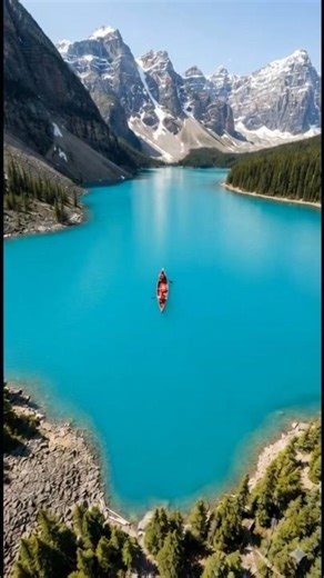 Is This Water Real? Canada's Blue Lake 🇨🇦💙