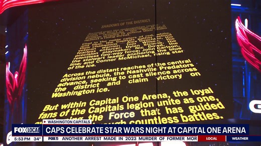 Washington Capitals celebrate Star Wars night at Capital One Arena