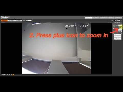 How to zoom in and out IP camera?