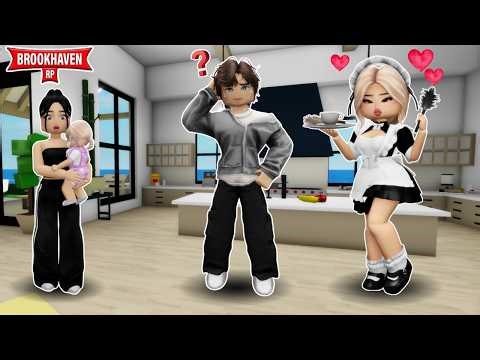 The maid is in love with my husband *she wants to keep him* Brookhaven Roblox #roblox