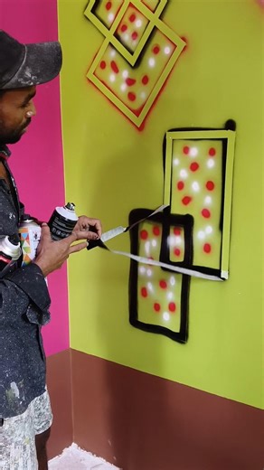 masking tape design new bedroom #house #art