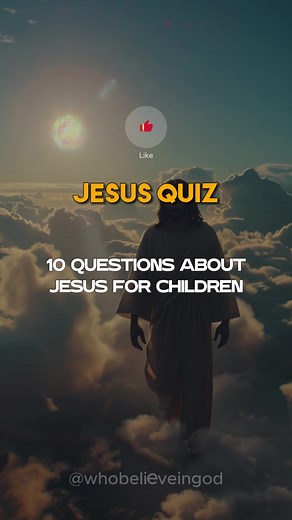 Jesus Quiz - 10 Questions About Jesus For Children ✅ #jesus #jesusquiz #quiz #quiztime #quizshow #bible #god #godblessyou