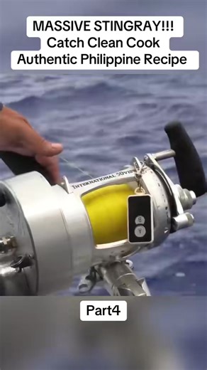 MASSIVE STINGRAY!!! Catch Clean Cook Authentic Philippine Recipe part4#fishing #fish #fishtok | Fishing Real