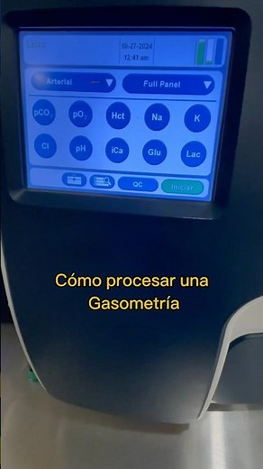 Cómo procesar una GASOMETRÍA #enfermeria #pacientecritico #gasometria #enfermeriaencorto #gasometro