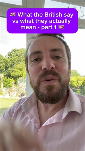 📍Did you know this one? What the British say vs what they actually mean - part 1 🇬🇧🔍 🔶Are you ready to improve your English fluency? Every day I teach English pronunciation in a British RP accent. I love helping people learn English, so if you want a lesson on anything, let me know. Perfect your British pronunciation on your way to English fluency! 🗣️📈 🌍💬 #englishlearning #learnenglish #learningenglish #britishenglish #englishpronunciation #pronunciation #learn_english #britishpronuncia