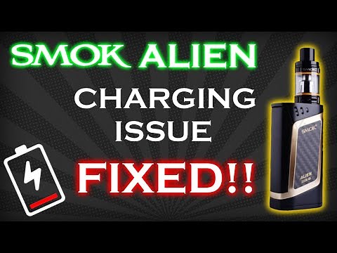 How to fix charging problem with SMOK Alien 220W "smok alien 220w wont charge"