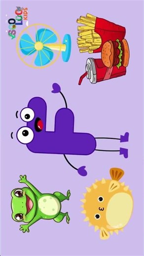 Letter F and relative words #preschoollearning #kids #soolookids