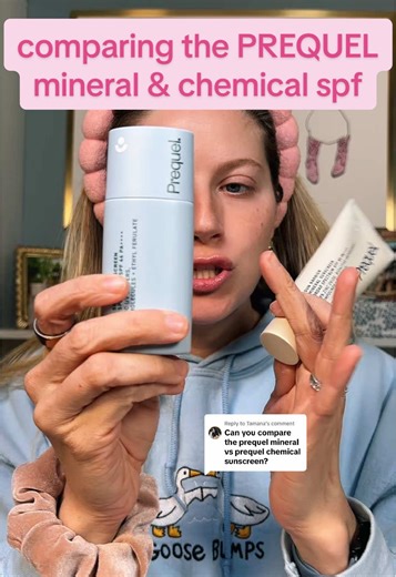 Comparing Mineral and Chemical SPF from Prequel