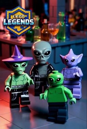 Lego Alien: Extraterrestrial Groove #lego #animation #cartoon