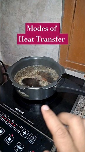 Example of modes of heat transfer : Conduction, Convection and Thermal Radiation #physics