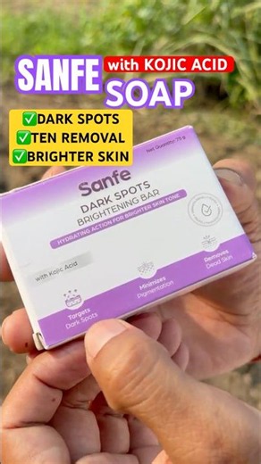 Face & Body Tan Removal Soap? Sanfe Kojic Acid Test 🧼✨
